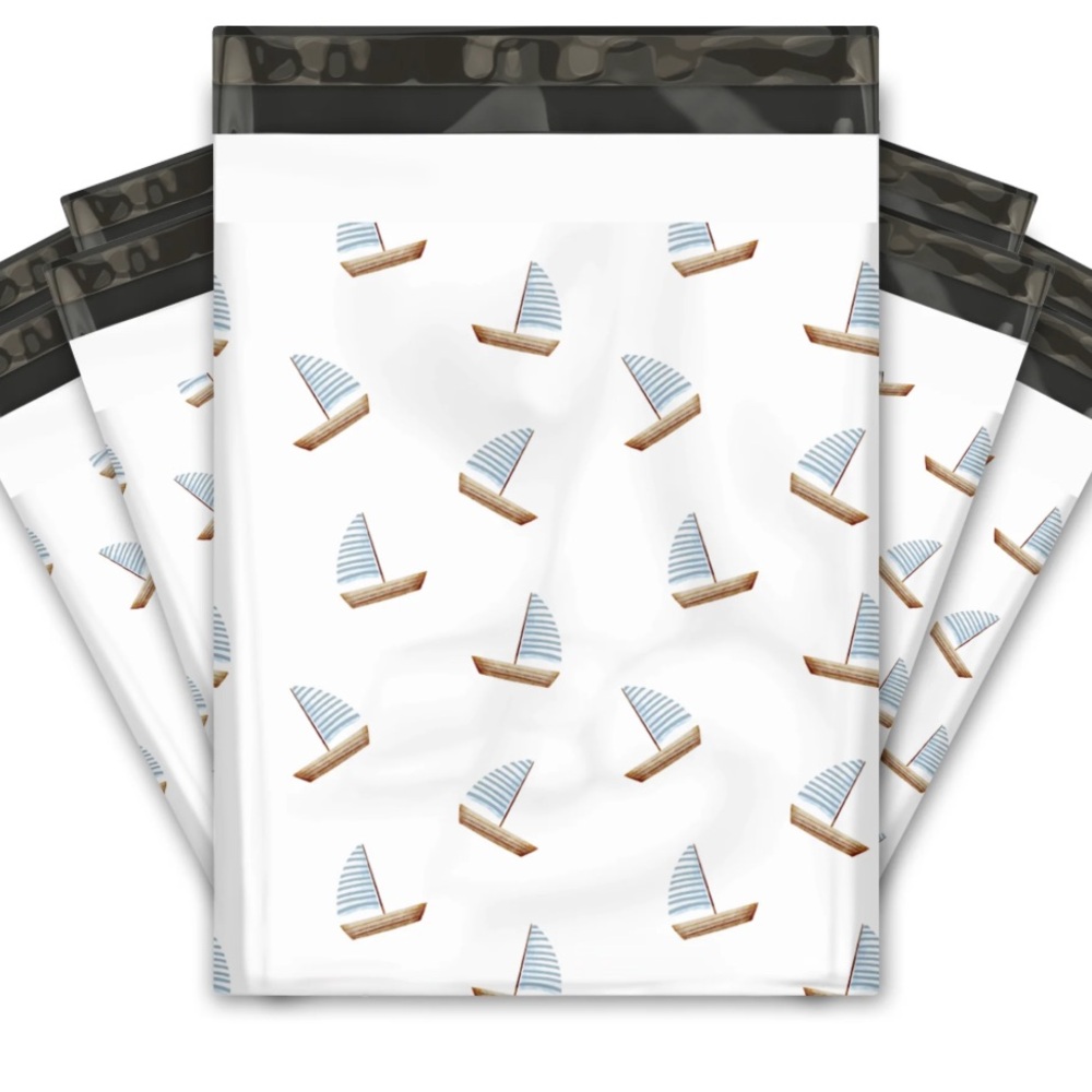 NEW!⛵️20 Sailboat Poly Mailer - 10 x 13 inch